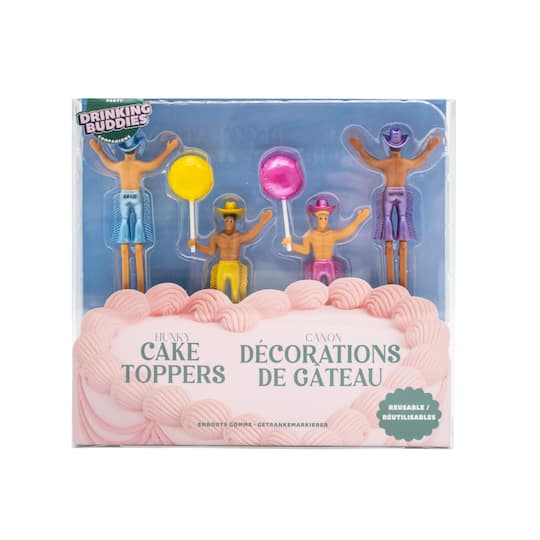 Hunky Cake Topper Buddies, 4ct.